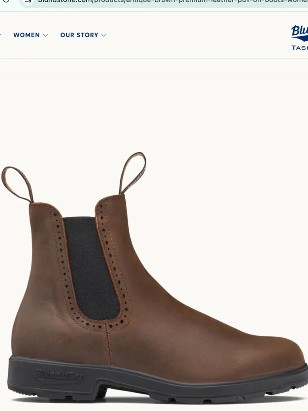 Blundstone Women's Originals #2151 High Top Boots in Antique Brown US 8.5 AU 5.5